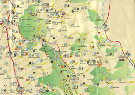 Grandpré and Argonne map